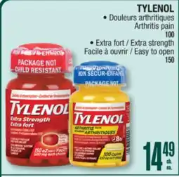 Jean Coutu TYLENOL Arthritis pain offer