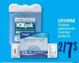 Jean Coutu CRYOPAK Selected products offer