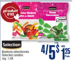Jean Coutu Selected candies offer