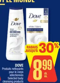 Jean Coutu DOVE Selected body cleansing products offer