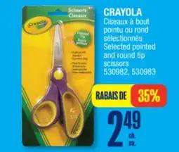 Jean Coutu CRAYOLA Selected pointed and round tip scissors offer