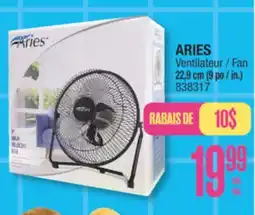 Jean Coutu ARIES Ventilateur offer
