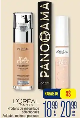 Jean Coutu LOREAL PARIS Selected makeup products offer