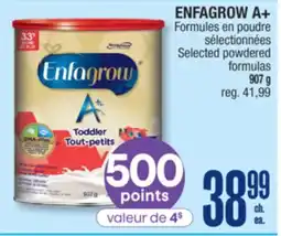 Jean Coutu ENFAGROW A+ Formula Selected powdered formulas offer