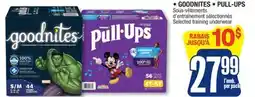 Jean Coutu GOODNITES, PULL-UPS Selected training underwear offer