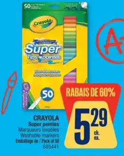 Jean Coutu CRAYOLA Super pointes offer