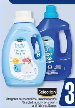 Jean Coutu SELECTION Selected laundry detergents and fabric softeners offer