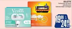 Jean Coutu GILLETTE Selected blade cartridges offer