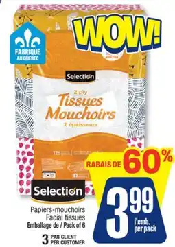 Jean Coutu SELECTION Facial tissues offer