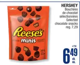 Jean Coutu HERSHEY Selected chocolate snacks offer