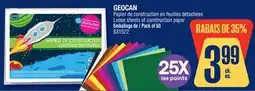 Jean Coutu GEOCAN Loose sheets of construction paper offer
