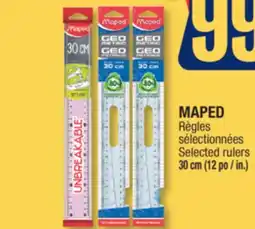 Jean Coutu MAPED Selected rulers offer