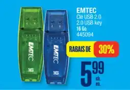 Jean Coutu EMTEC 2.0 USB key offer
