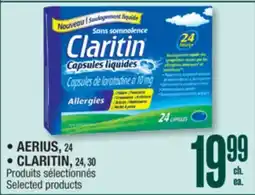 Jean Coutu • AERIUS • CLARITIN Selected products offer