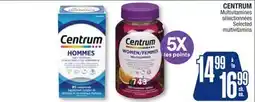 Jean Coutu CENTRUM Selected multivitamins offer