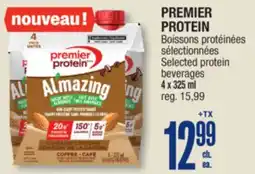 Jean Coutu PREMIER PROTEIN Selected protein beverages offer