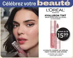 Jean Coutu LOREAL PARIS HYALURON TINT LIP STAIN SERUM offer