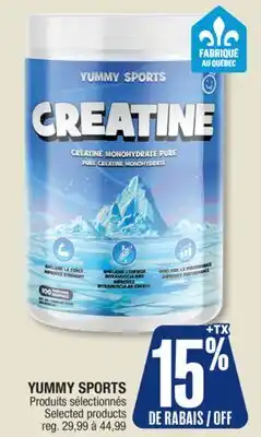 Jean Coutu YUMMY SPORTS Selected products offer