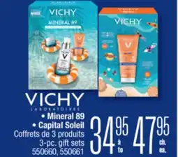 Jean Coutu VICHY Mineral 89, Capital Soleil 3-pc. gift sets offer