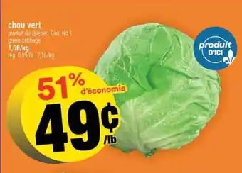 Super C CHOU VERT offer