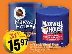 Super C Café Moulu Maxwell House offer