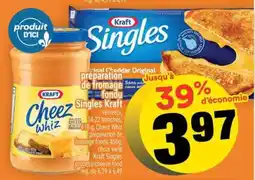Super C Kraft Cheez Whiz & Singles offer