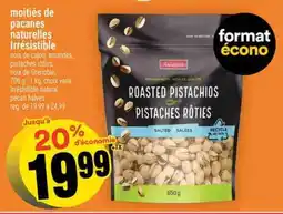 Super C moitiés de pacanes naturelles Irrésistible offer