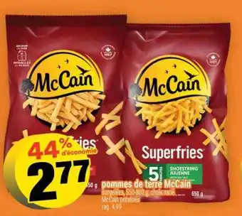 Super C POMMES DE TERRE McCAIN offer