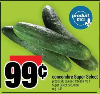 Super C concombre Super Sélect offer