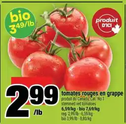 Super C TOMATES ROUGES EN GRAPPE offer