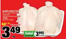 Super C POULETS ENTIERS FRAIS offer