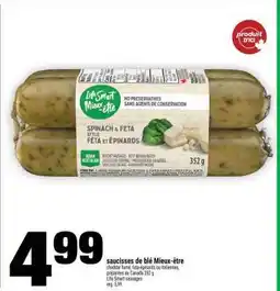 Super C saucisses de blé Mieux-être offer