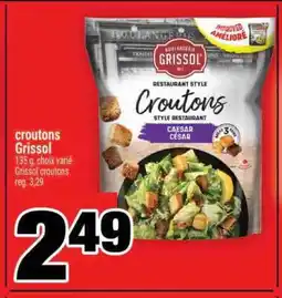 Super C Grissol Croutons offer