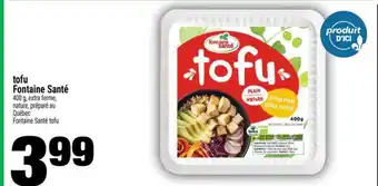 Super C tofu Fontaine Santé offer