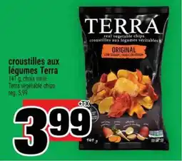 Super C CROUSTILLES AUX LÉGUMES TERRA offer