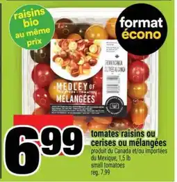 Super C tomates raisins ou cerises ou mélangées offer