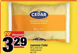Super C COUSCOUS CEDAR offer