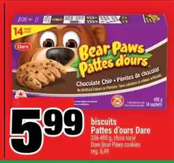 Super C BISCUITS PATTES D'OURS DARE offer