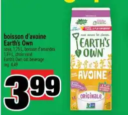 Super C boisson d'avoine Earth's Own offer