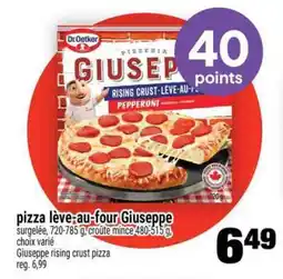 Super C PIZZA LÈVE-AU-FOUR GIUSEPPE offer