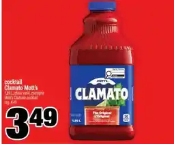 Super C COCKTAIL CLAMATO MOTT'S offer