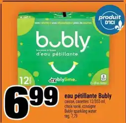 Super C EAU PÉTILLANTE BUBLY offer