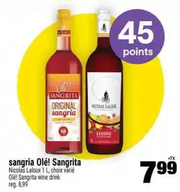 Super C sangria Olé Sangrita offer