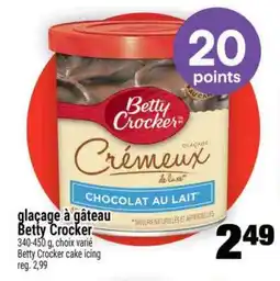 Super C GLAÇAGE À GÂTEAU BETTY CROCKER offer