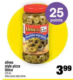 Super C olives style pizza offer