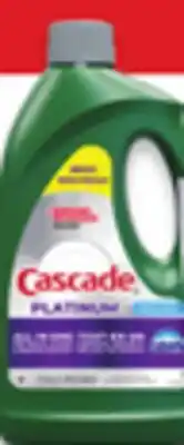 Walmart Cascade ActionPacs 21s - 30s or gel dishwasher detergent 3.4 kg or Clean & Dry Booster rinse aid offer