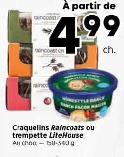 Val-Mont Craquelins Raincoats ou trempette LiteHouse offer