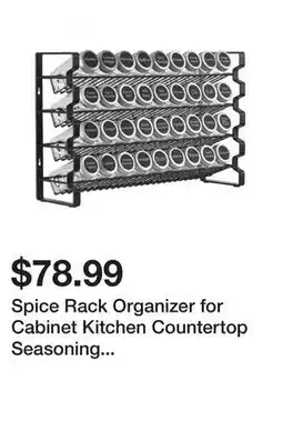 Wayfair Spice Rack Organizer for Cabinet Kitchen Countertop Seasoning Organizer offer