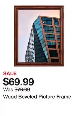 Wayfair Wood Beveled Picture Frame offer