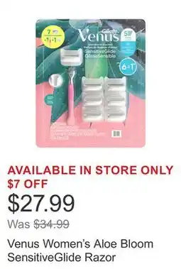 Costco Venus Women's Aloe Bloom SensitiveGlide Razor offer